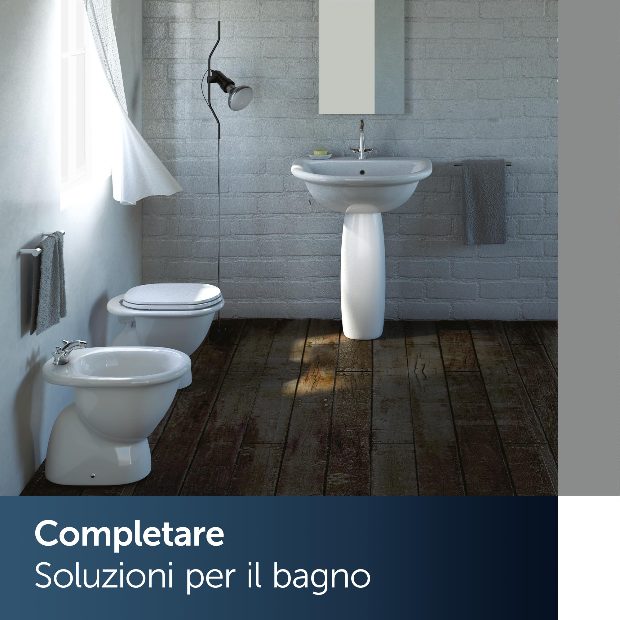 Ideal Standard Fiorile Sedile WC, forma arrotondata, Sedile del water resistente, incluso set di cerniere per una facile installazione, realizzato in materiale robusto – Bianco (345x475 mm)
