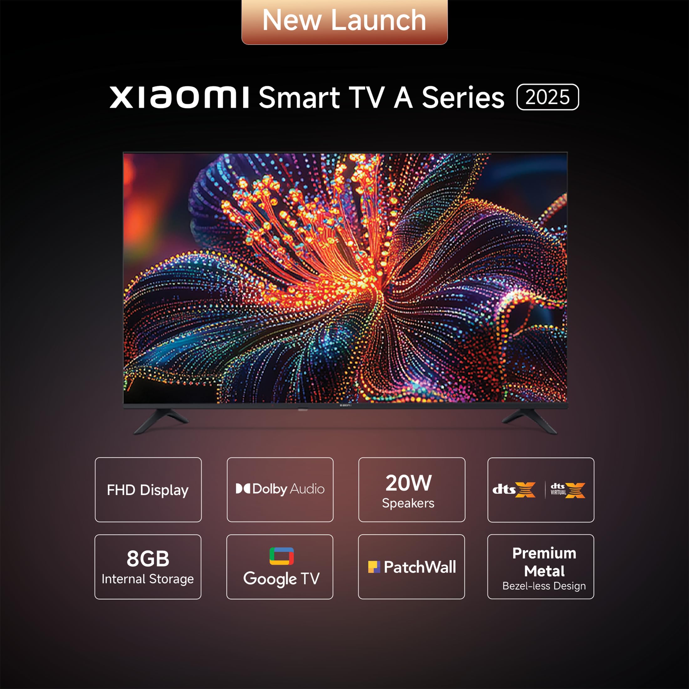 Xiaomi (108 cm) 43 inch A FHD Smart LED | Assistant | Chromecast Built-in | Metal Bezel-Less Design | TV | L43MB-AFIN — Amazon image 2
