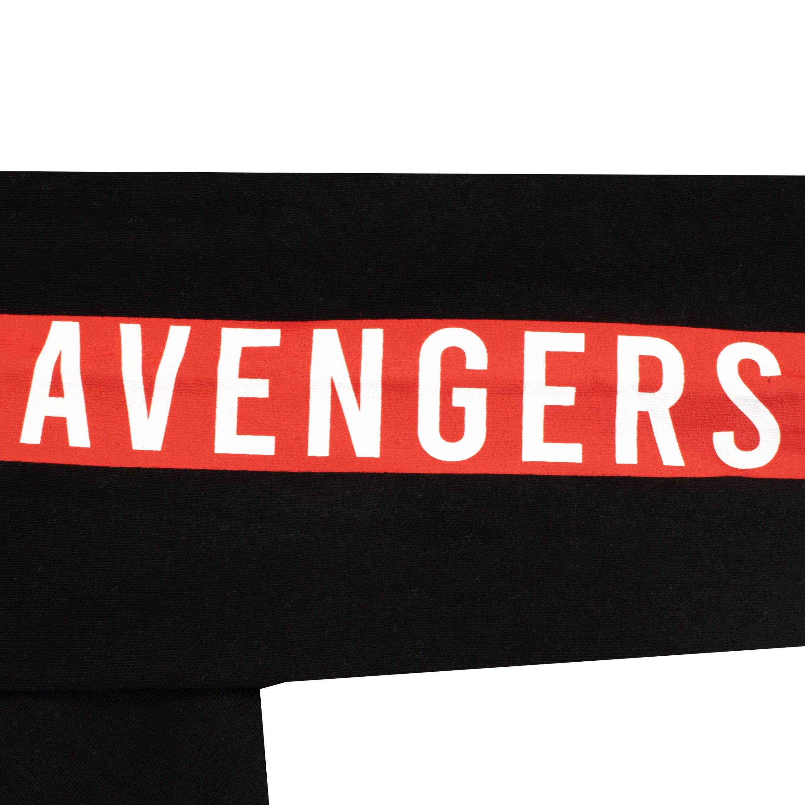 Marvel Felpe Ragazzi Avengers Nero 7-8 Anni