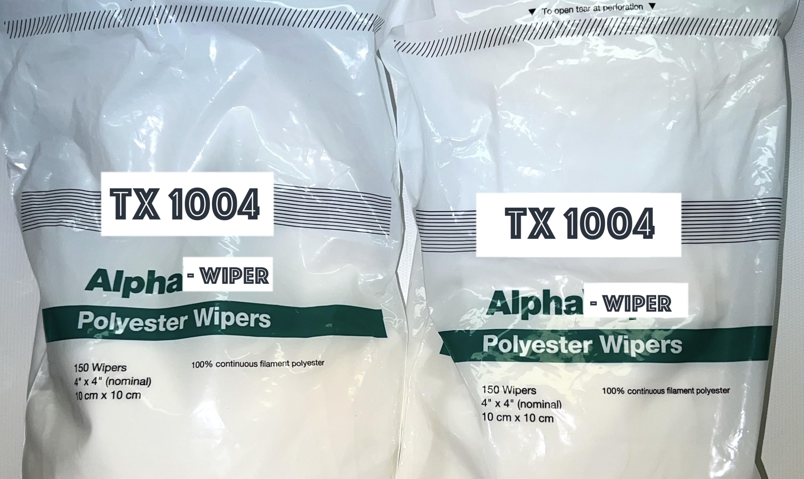 AlphaWipe Cleanroom Wipers, ITW Texwipe