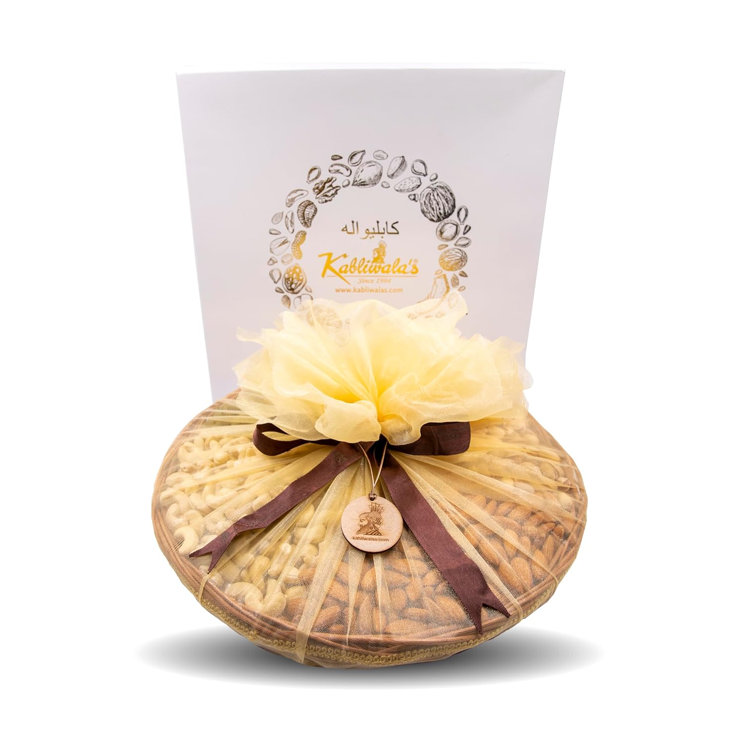 Kabliwalas Premium Dry Fruits Gift Box Tray Thali Hamper Almonds