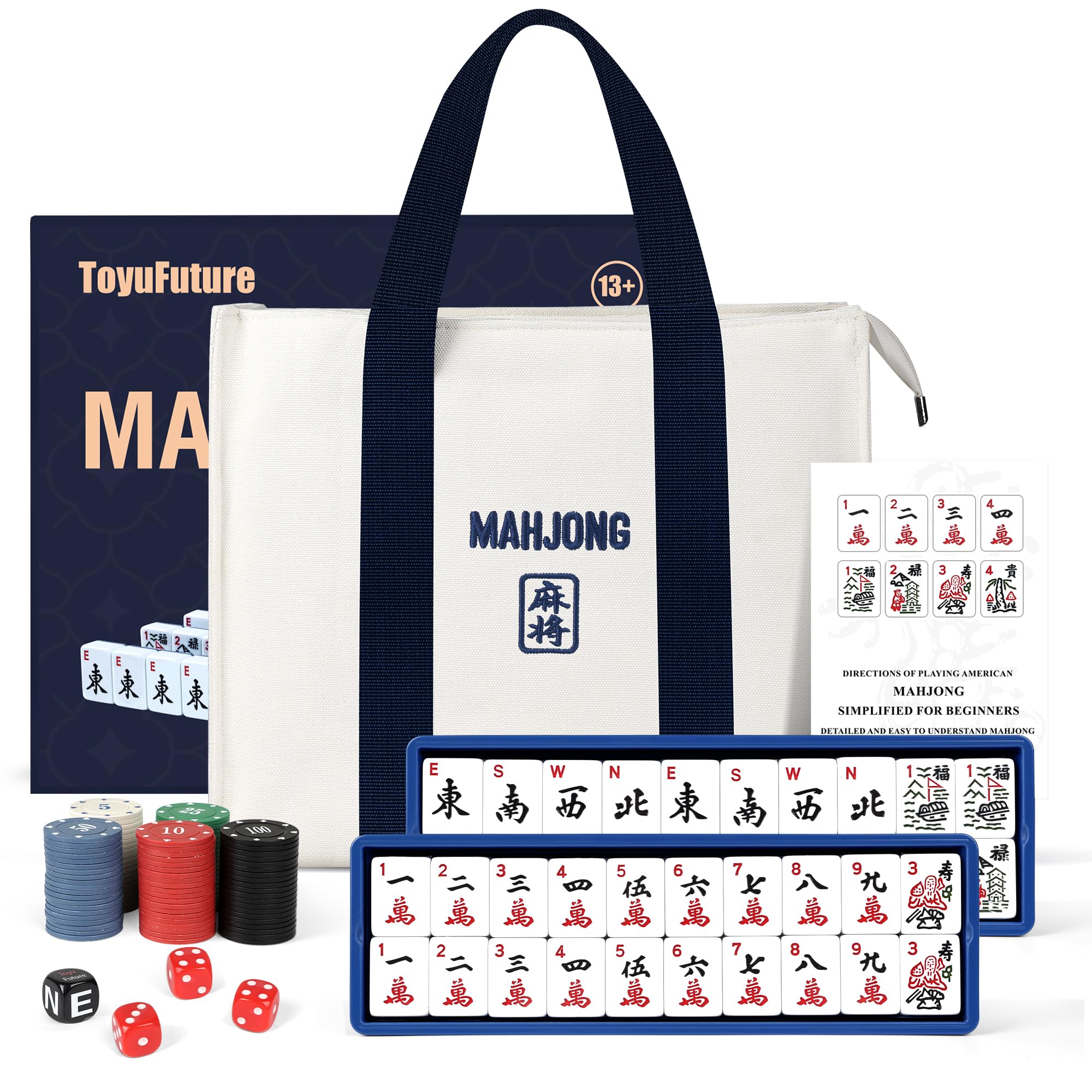 LeadieeMax Upgraded American Mahjong Tile Set