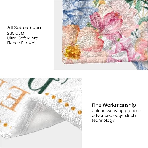 Miniatura 7 de Nicetous Regalo para mamá, Feliz Cumpleaños Mama, Mejor Mama Del Mundo, Regalos para Mamá en su Cumpleaños, Regalos para Madre, Manta de