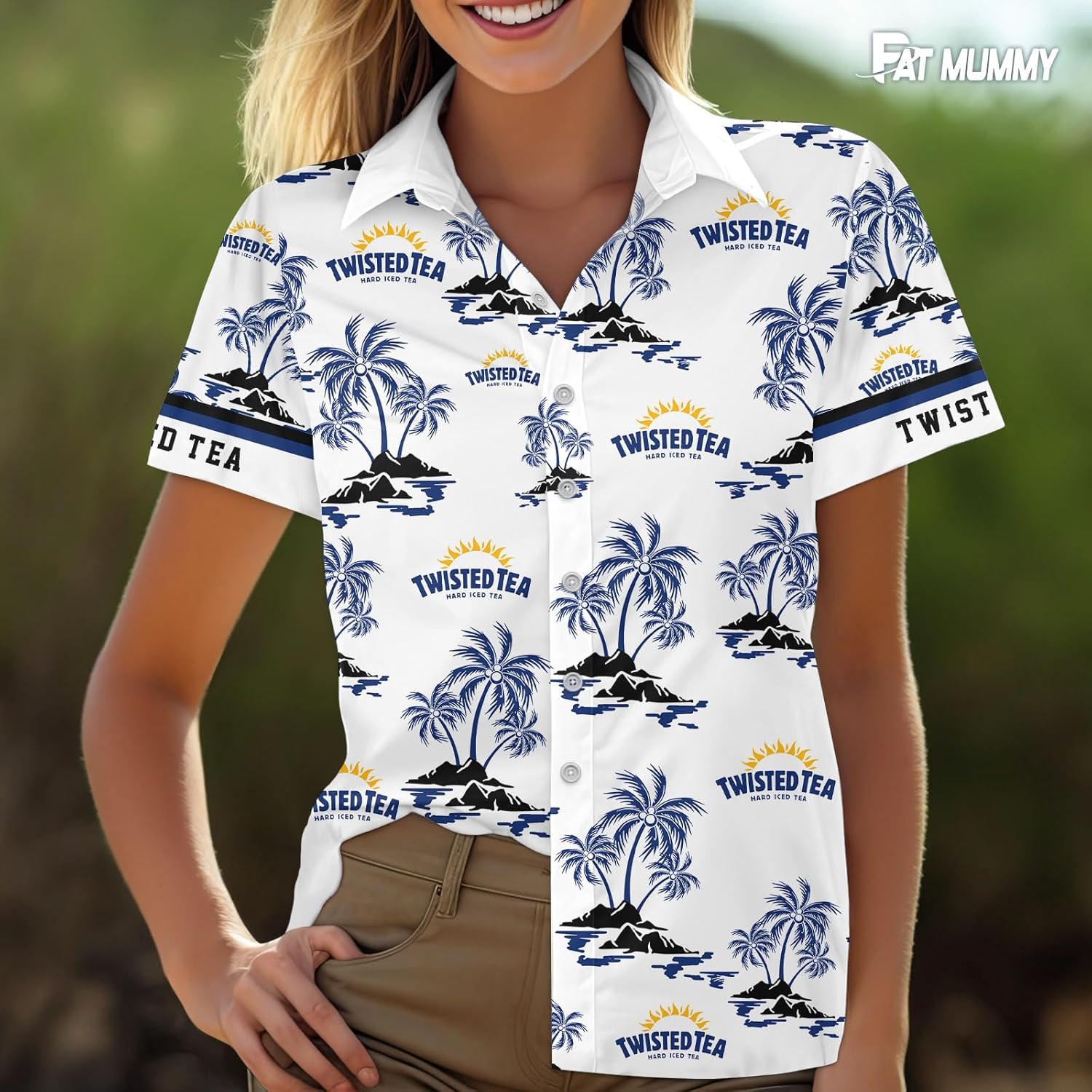 Mens Hawaiian Shirts Short Sleeve, Vacation Tropical Hawaiian Shirts, Funny White Button Dad Shirts - Image 9