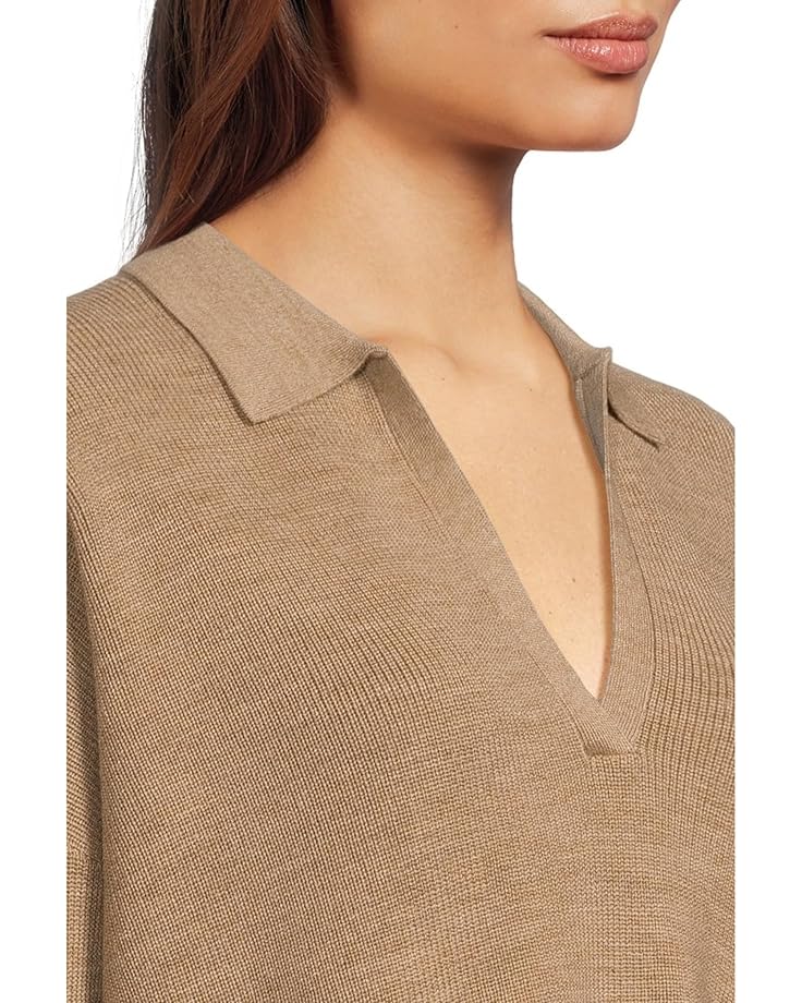 Eileen Fisher Merino Classic Collar Henley Sweater - #4 of 5