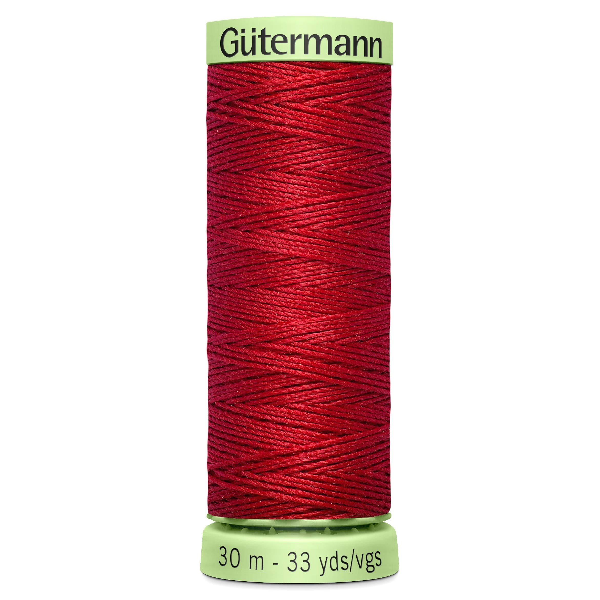 Gütermann Red Gutermann Top Stitch Thread 30M - 46
