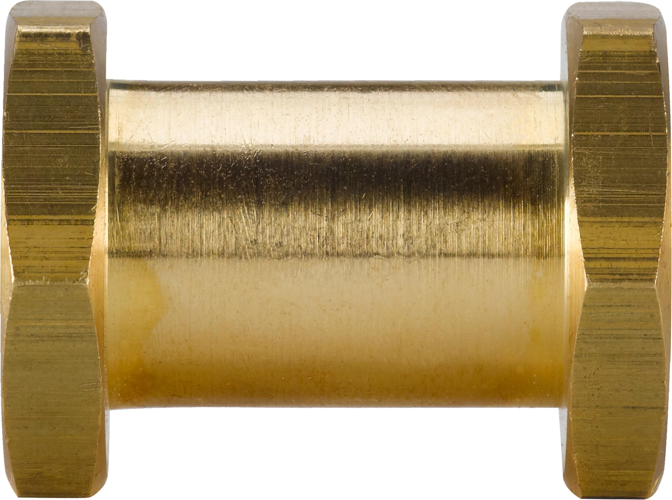 Kupo Hex Stud Solid Brass Convi Clamp Adapter with 3/8-16 Female and 1/4-20 Female Threads for Mounting Cameras, Accessories, and Grip Hardware for Photography and Video Rigging Systems (KG001012)