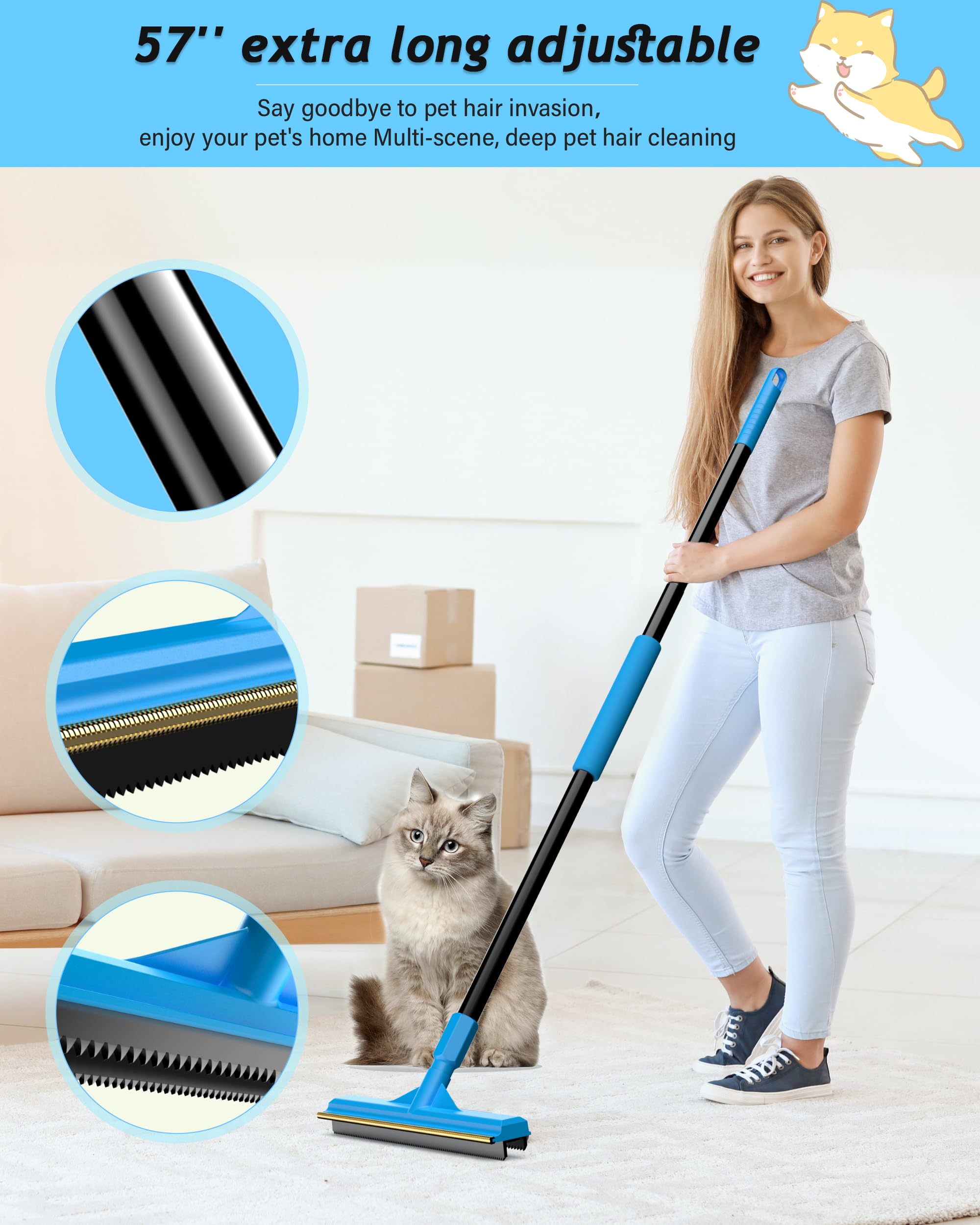 How To Remove Dog Hair From Carpet Without Vacuum Pet Hair Remover