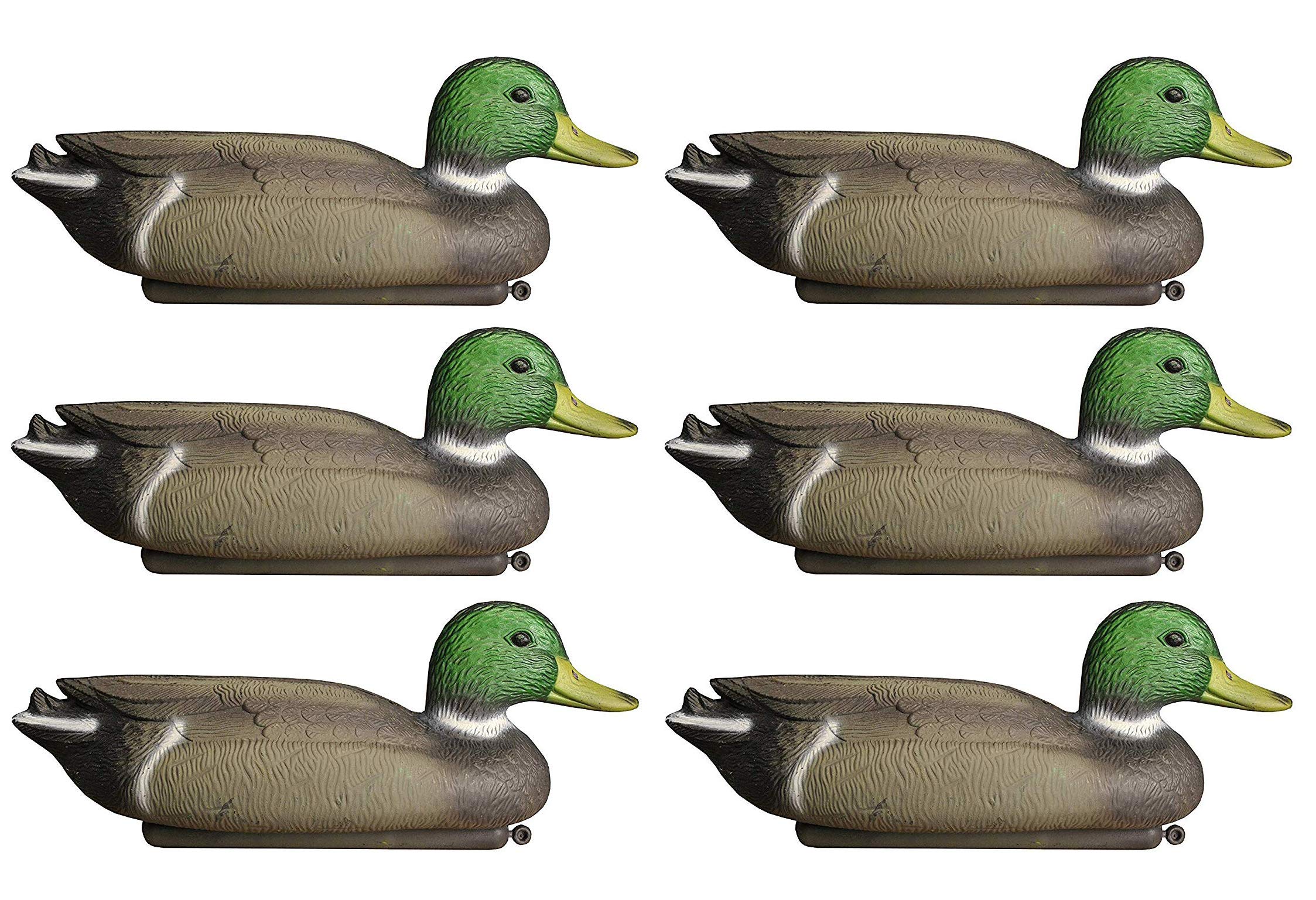 Selections Mallard Duck Hunting Shooting Floating Decoy Pond Decoration Large (Pack of 6)