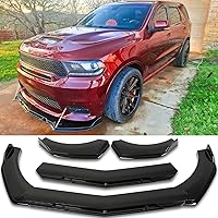 Vista 3 de Alerón Divisor Universal Ajustable para Parachoques Delantero de Automóvil, Labio Barbilla Spoiler, 4 Piezas, Protector Difusor Compatible con Honda