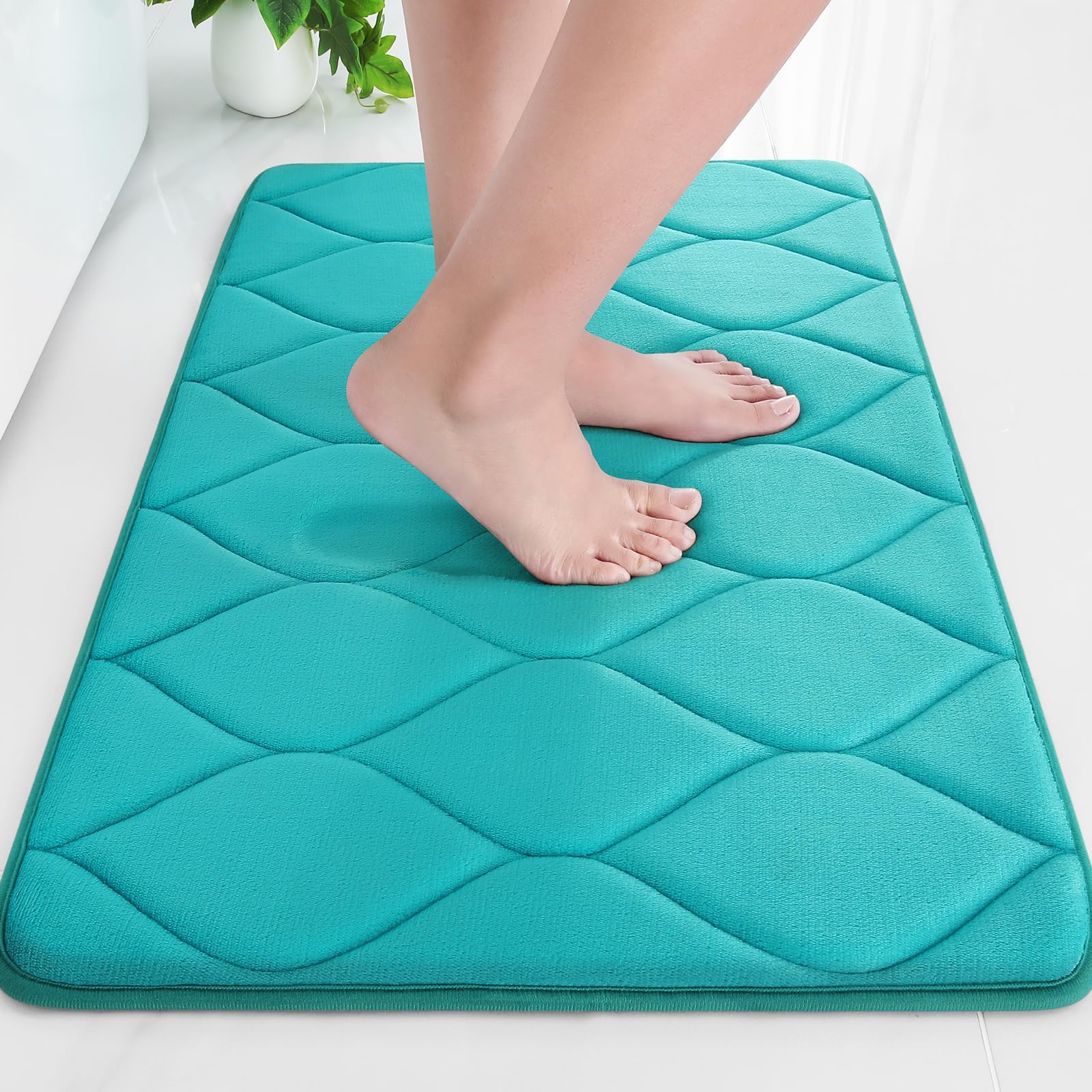 Amazon.com: Clara Clark Bathroom Rugs, Ultra Soft Plush Bath Mat for ...