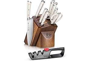 Cangshan H1 Series German Steel Forged 10-Piece Knife Block Set