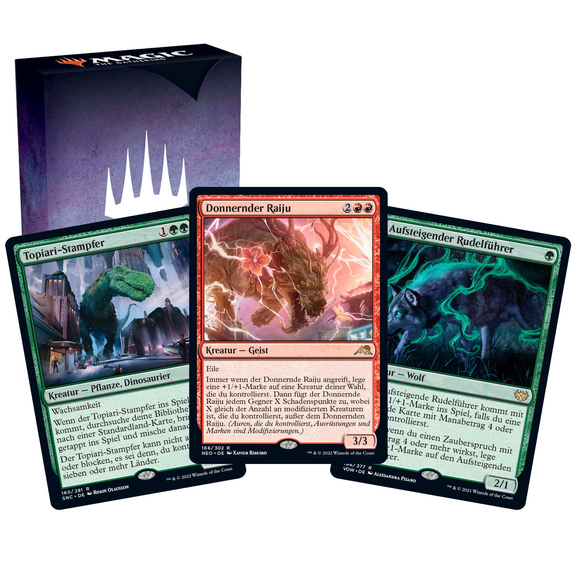 Magic The Gathering Einsteigerpaket 2022, 2 spielfertige Decks, 2 MTG Arena Code-Karte (Deutsche Version), Multi, D05661000