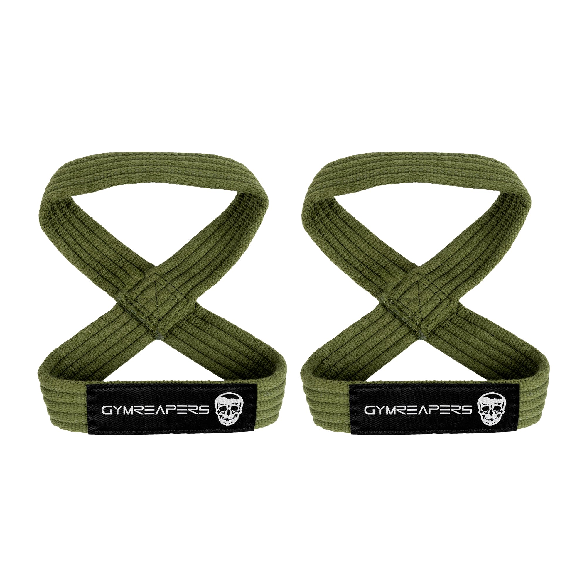 Gymreapers Figure 8 Lifting Straps For Deadlift, Powerlifting, Strongman, & Cross Training Strong Weightlifting Wrist Straps For Men, Women