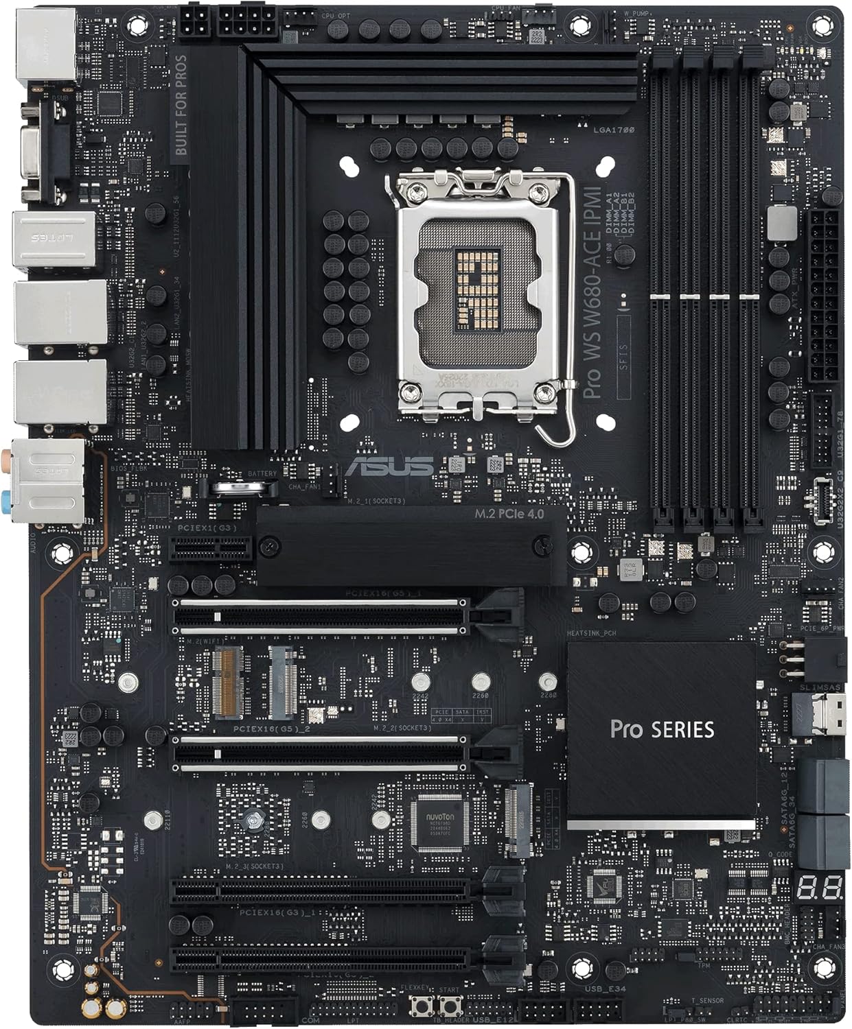 ASUS Placa mãe Pro WS W680-ACE Testado por 7 dias para Workstation