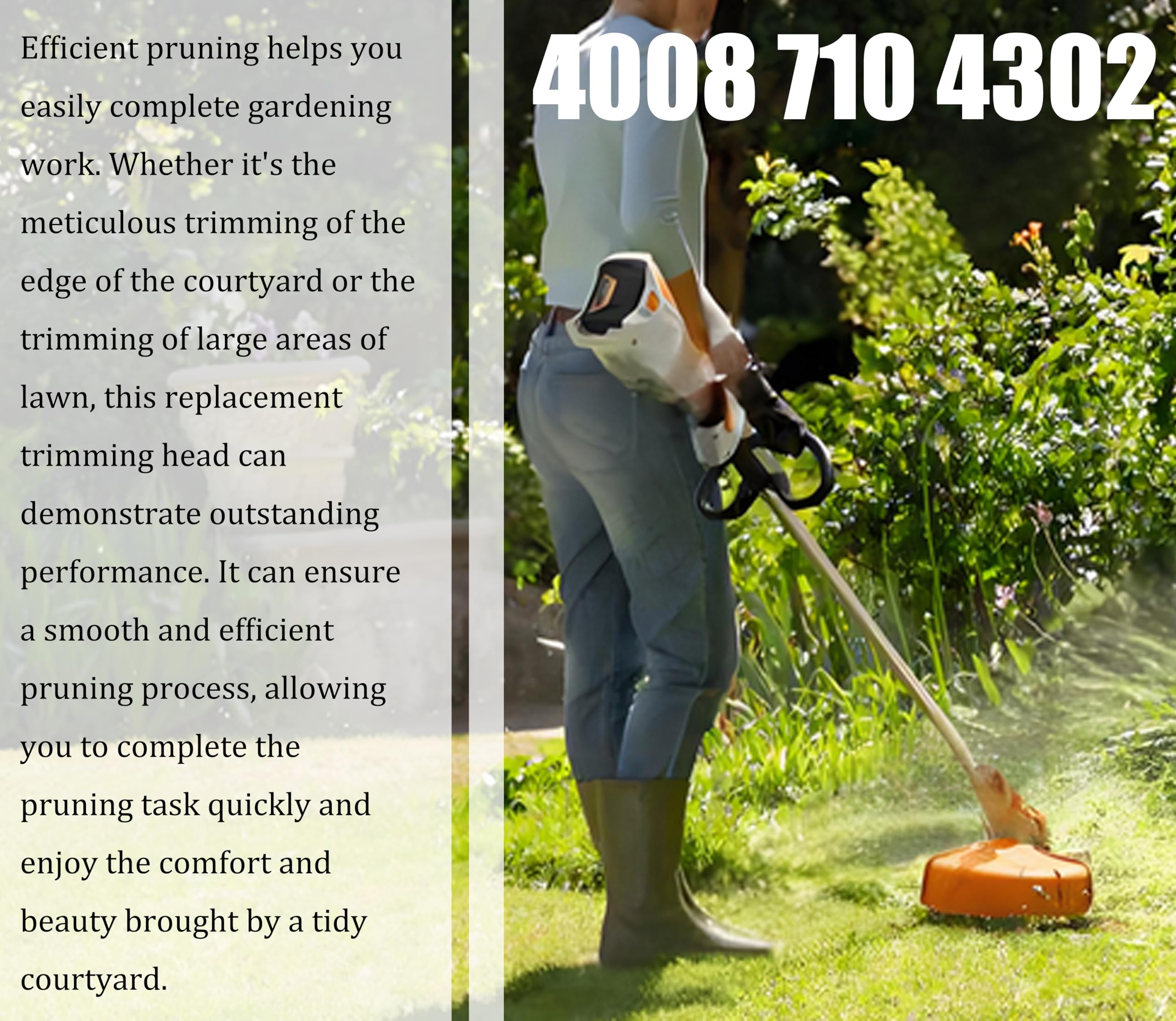 Confezione da 4 bobine di ricambio 4008 710 4302 compatibili con stihl FS56 Trim The Head Automatic Outgoing line 2-2 Strike The Grass Head 2-2 bobine