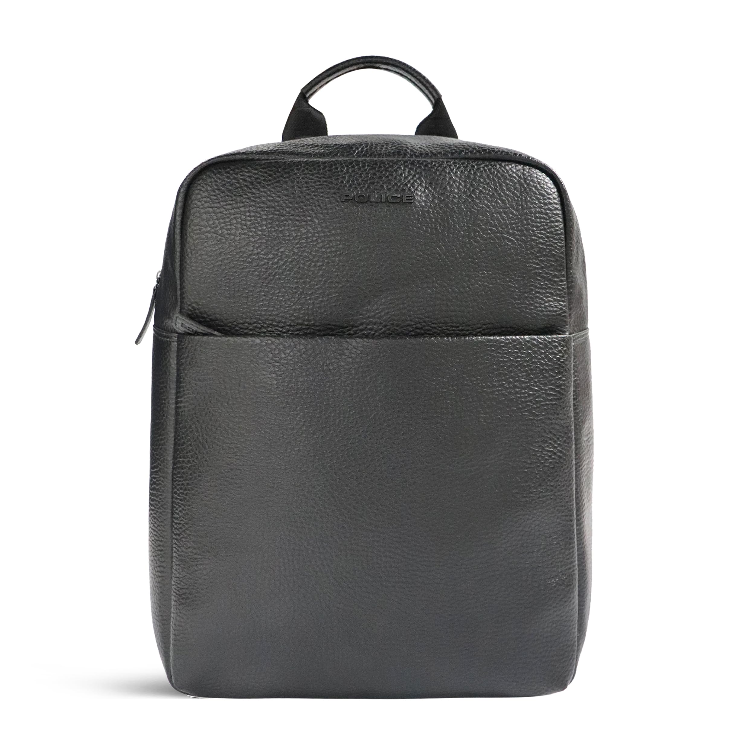 20 Ltrs Vegan Leather (upto 15 inch) Laptop Backpack water resistant sustainable bags with rain proof zippers for Men, Women, Boys and Girls - Black-image-17