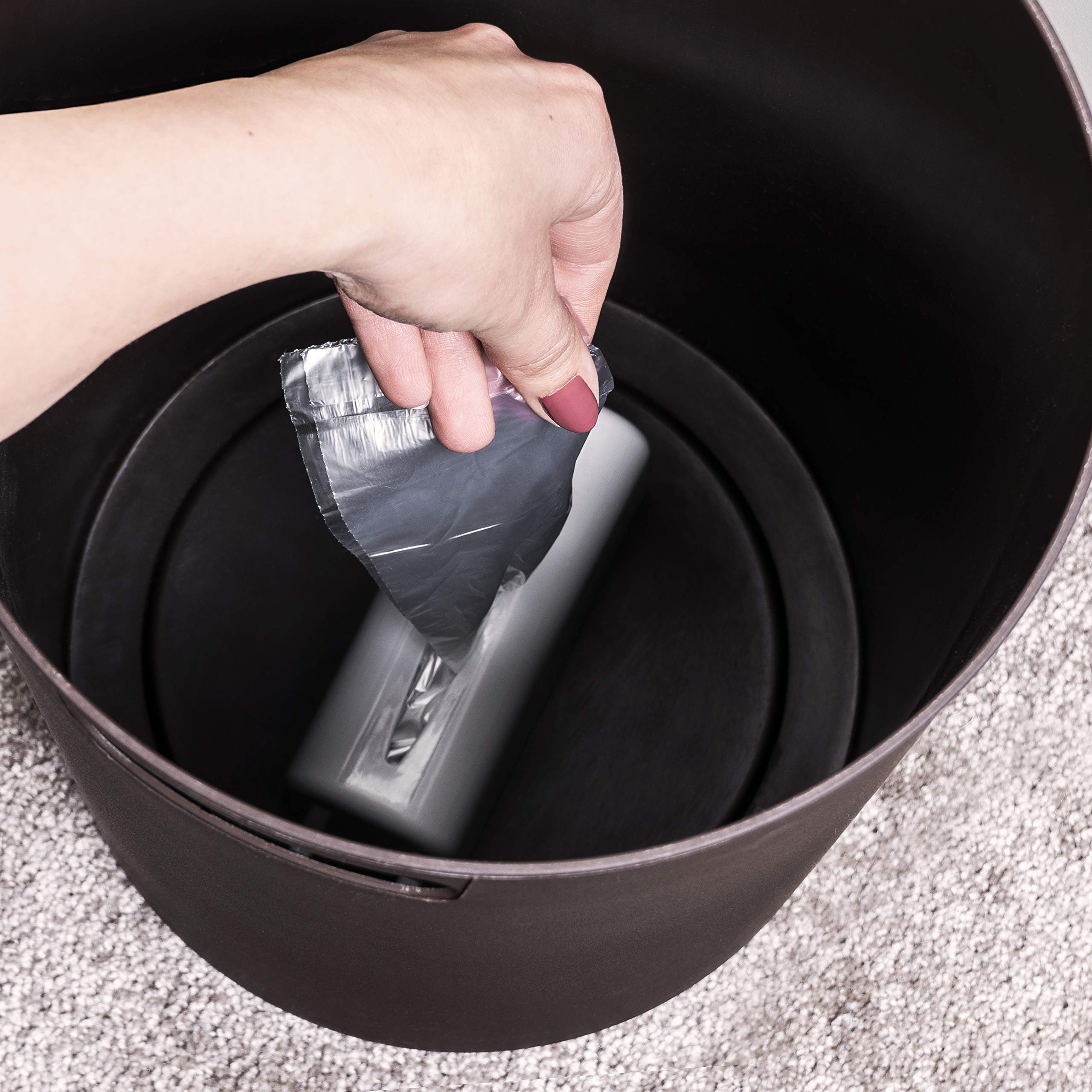 Prullenbak Trash Can Keuken Woonkamer Office Garbage Dust Bin badkamer opberg Vuilnis Emmer Storage Box Pedal Waste Bin Afvalemmer (Color : White