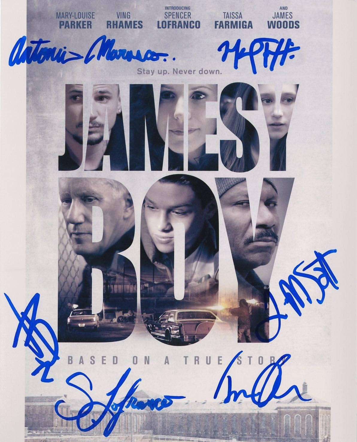Jamesy Boy Cast Autographed 8x10 by James Burns And 6 Others at Amazon