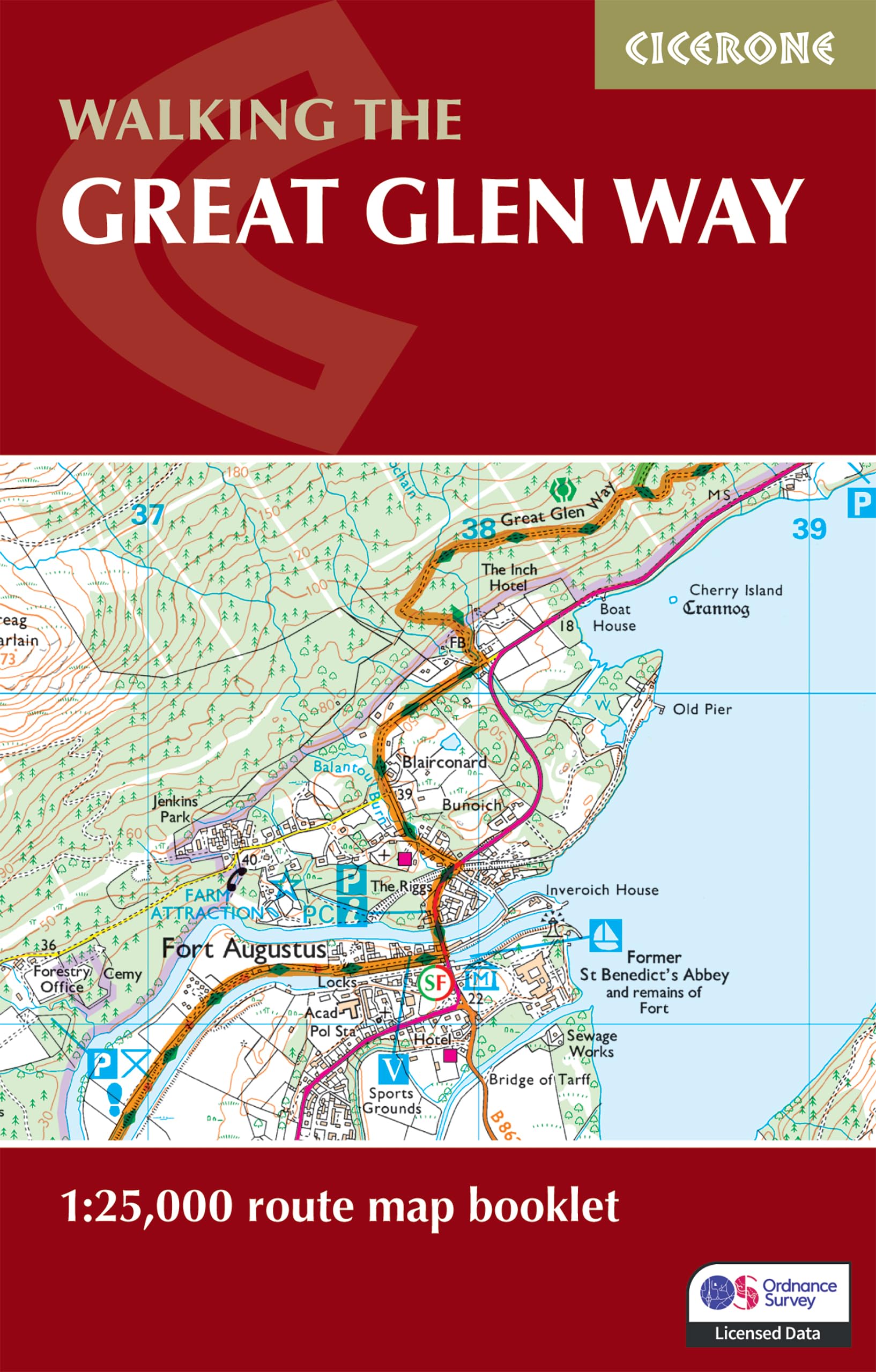 Walking the Great Glen Way Map Booklet: 1:25,000 OS Route Mapping (Cicerone National Trail Maps)