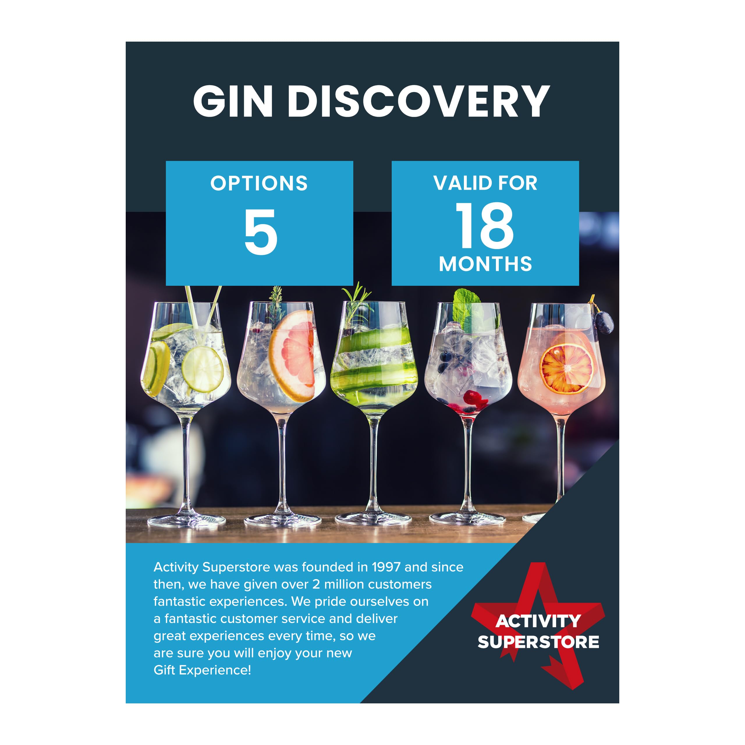 Activity Superstore Gin Discovery Gift Experience Voucher, 18-month - View #2