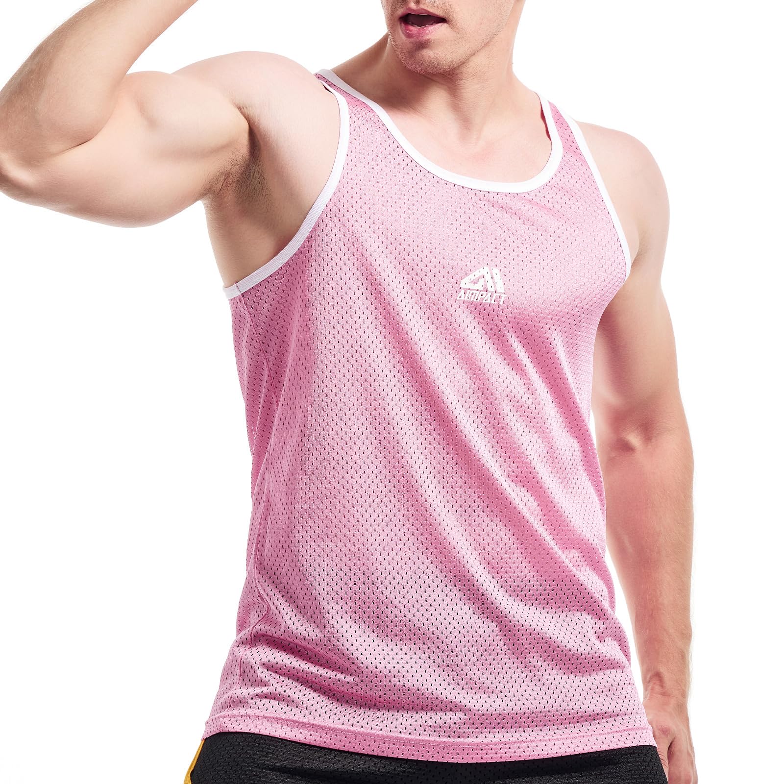 AIMPACT Kurze Jogginghose Herren 5 Inch Baumwolle mit Tasche