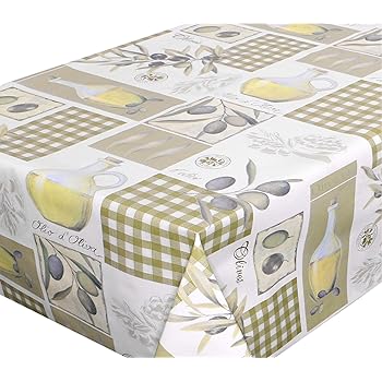 Beautex Olive Wachstuchtischdecke Glatt Abwischbar Garten Tischdecke Rund Oval Eckig Grosse Wahlbar Rund 100 Cm Amazon De Kuche Haushalt