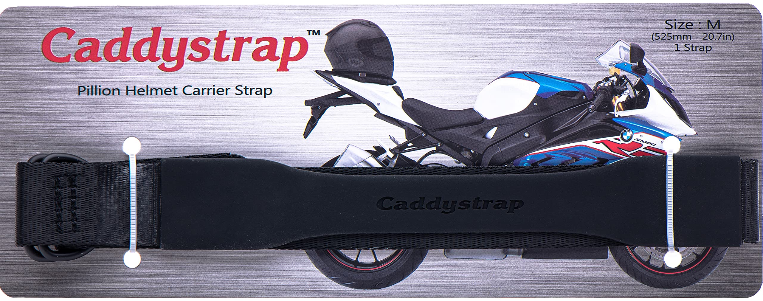 Caddystrap Motorcycle Helmet Carrier Strap -Medium-