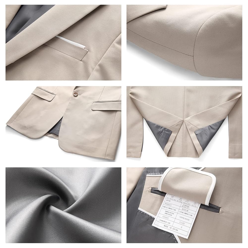 Slm Ft One Button Blazer Jacket Wth Cent Back Vent (JACKET ONLY