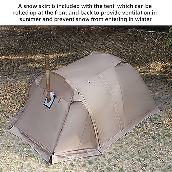 【M1809-120-90】キャンプ テント ソロテント 防水 スカート付 楽天市場】GeerTop テント 2人用 ソロテント 軽量 4シーズン 二