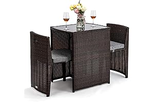 Bonnlo 2-Person Outdoor Dining Set: Savor Alfresco Dining in Style