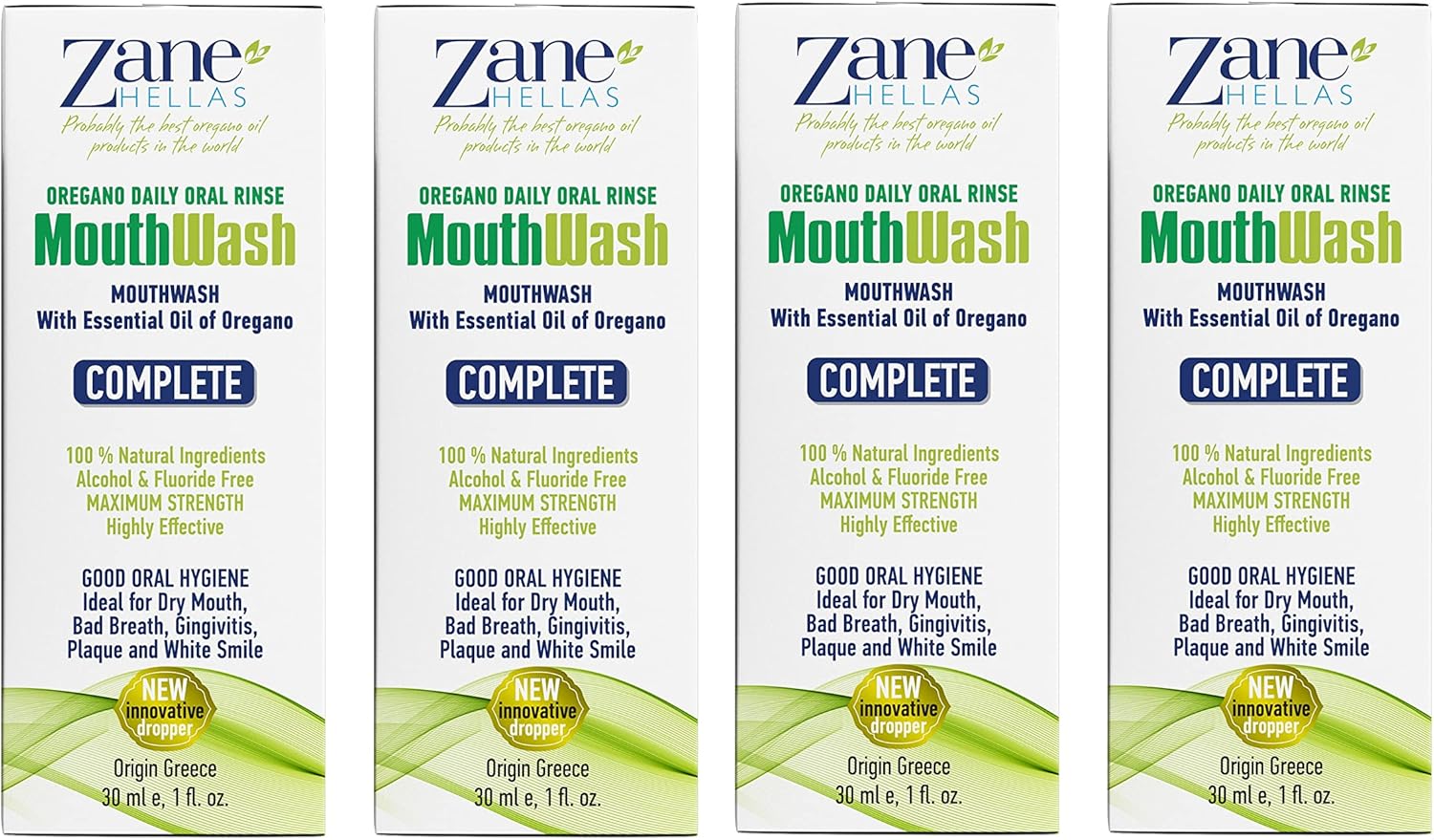 Zane Hellas MouthWash. Oral Rinse with Oregano Oil Power.Ideal for