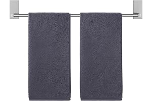 KES Self Adhesive Bathroom Towel Bar, No Drill Towel Bar 24-Inch, Brushed...