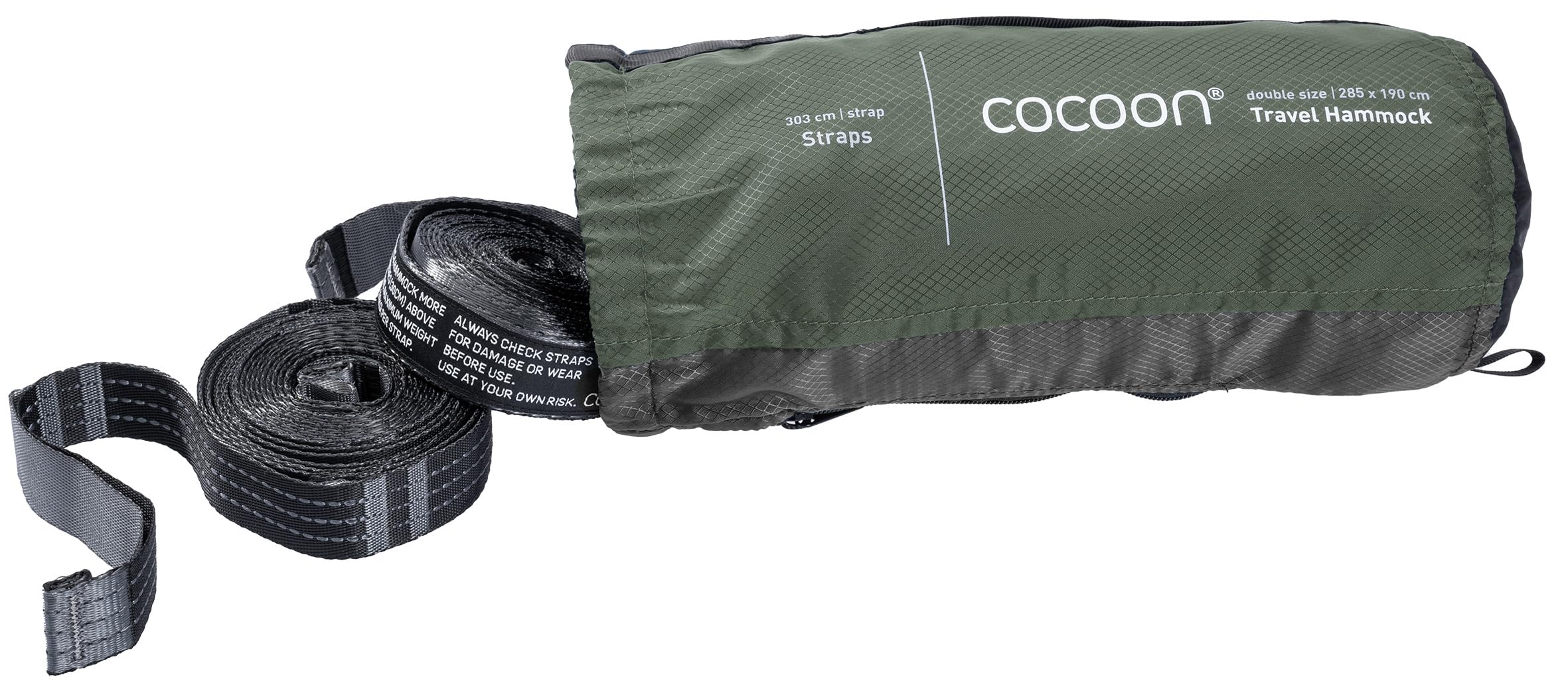 Cocoon Cypress Green Travel Hammock Set, Double,