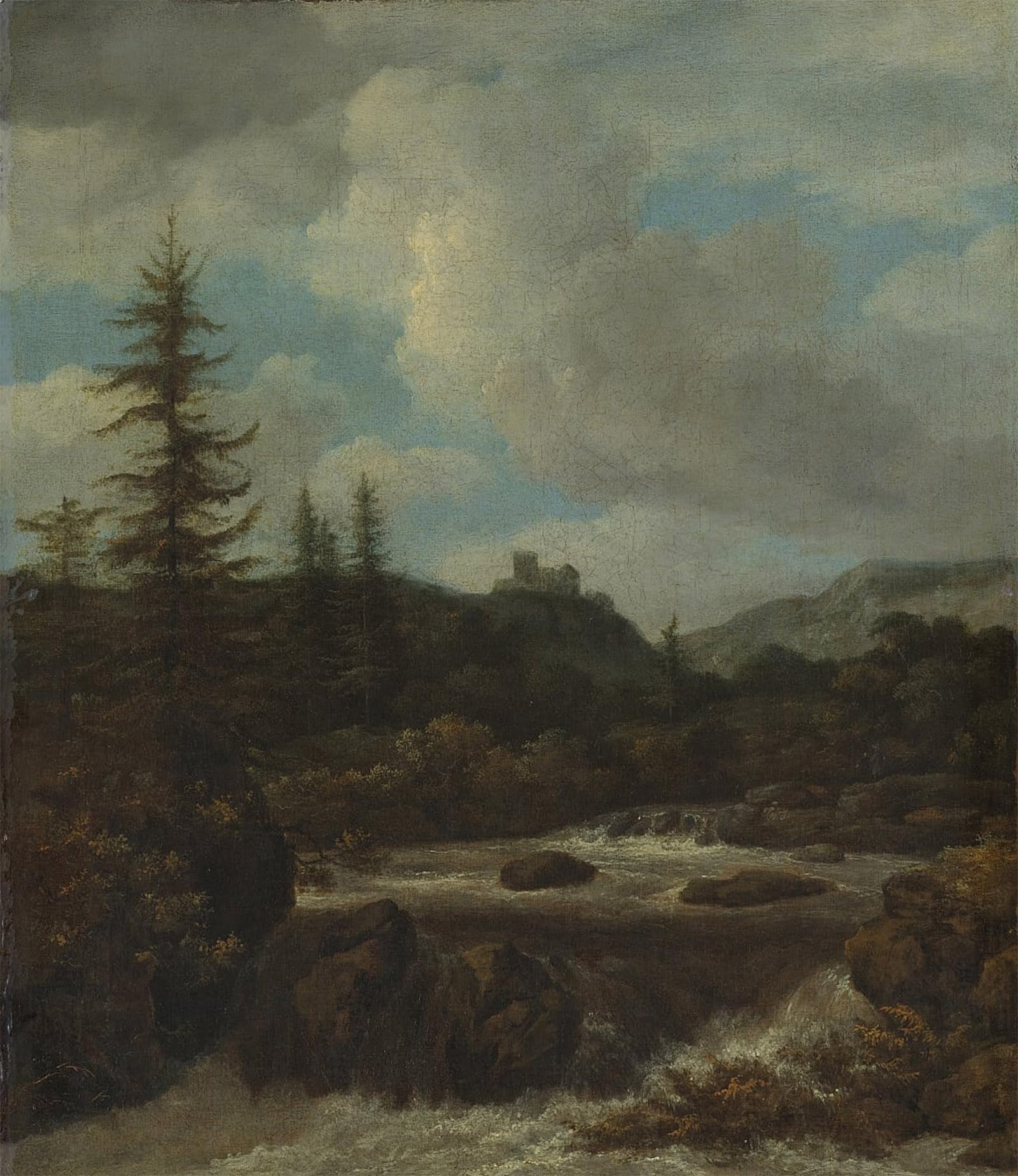 Impression prints toile Ruisdael : évadez-vous face à cette cascade de salon - 5