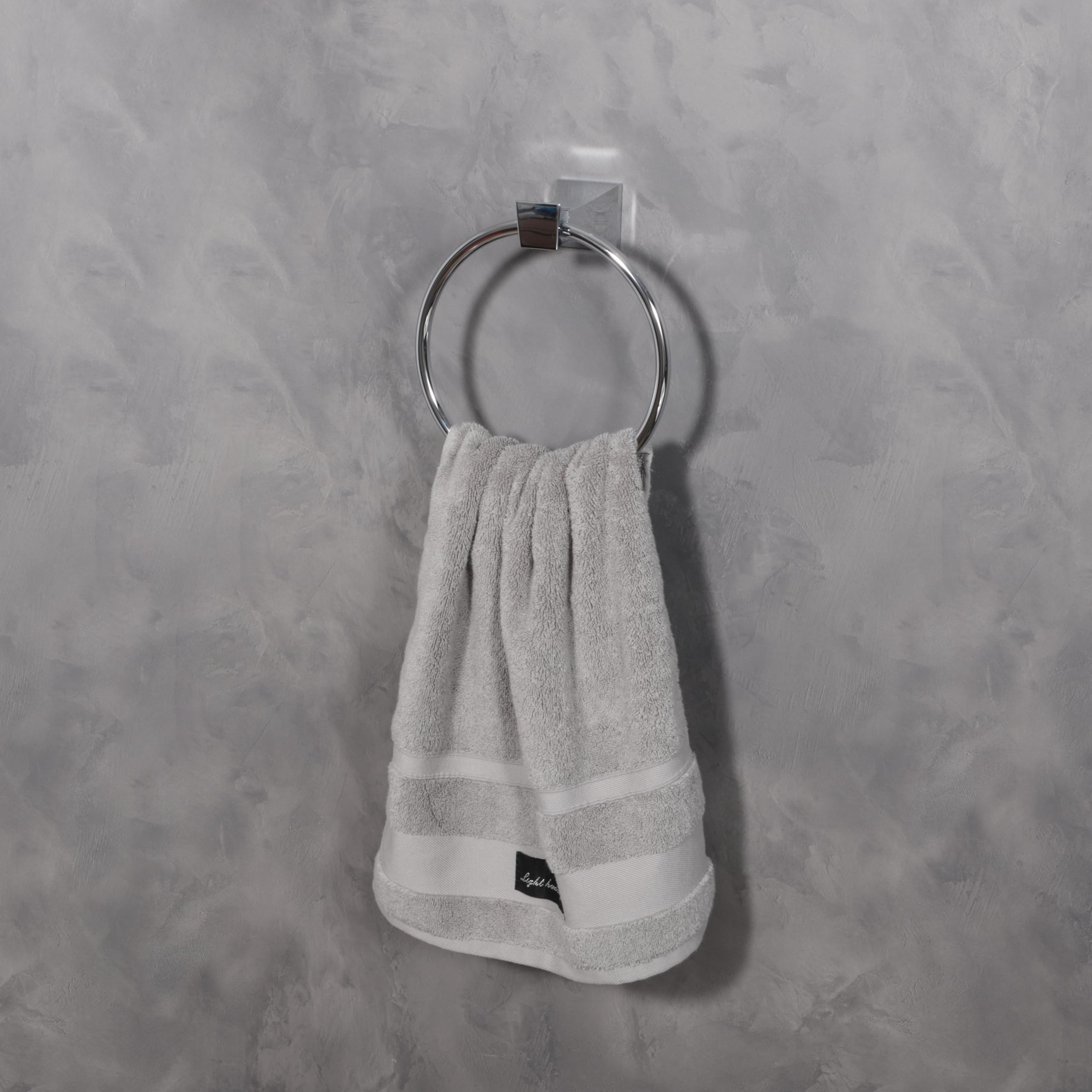 Galim Towel Ring for Bathroom, Wall Mounted Bathroom Towel Holder, Stainless Steel Towel Hanger for Kitchen, Bathroom, Washroom, Corrosion-Resistant, 7-3/32” Width, Chrome Finish