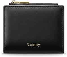 Amazon.com: Vulkitty Small Wallet for Women with Coin Pocket