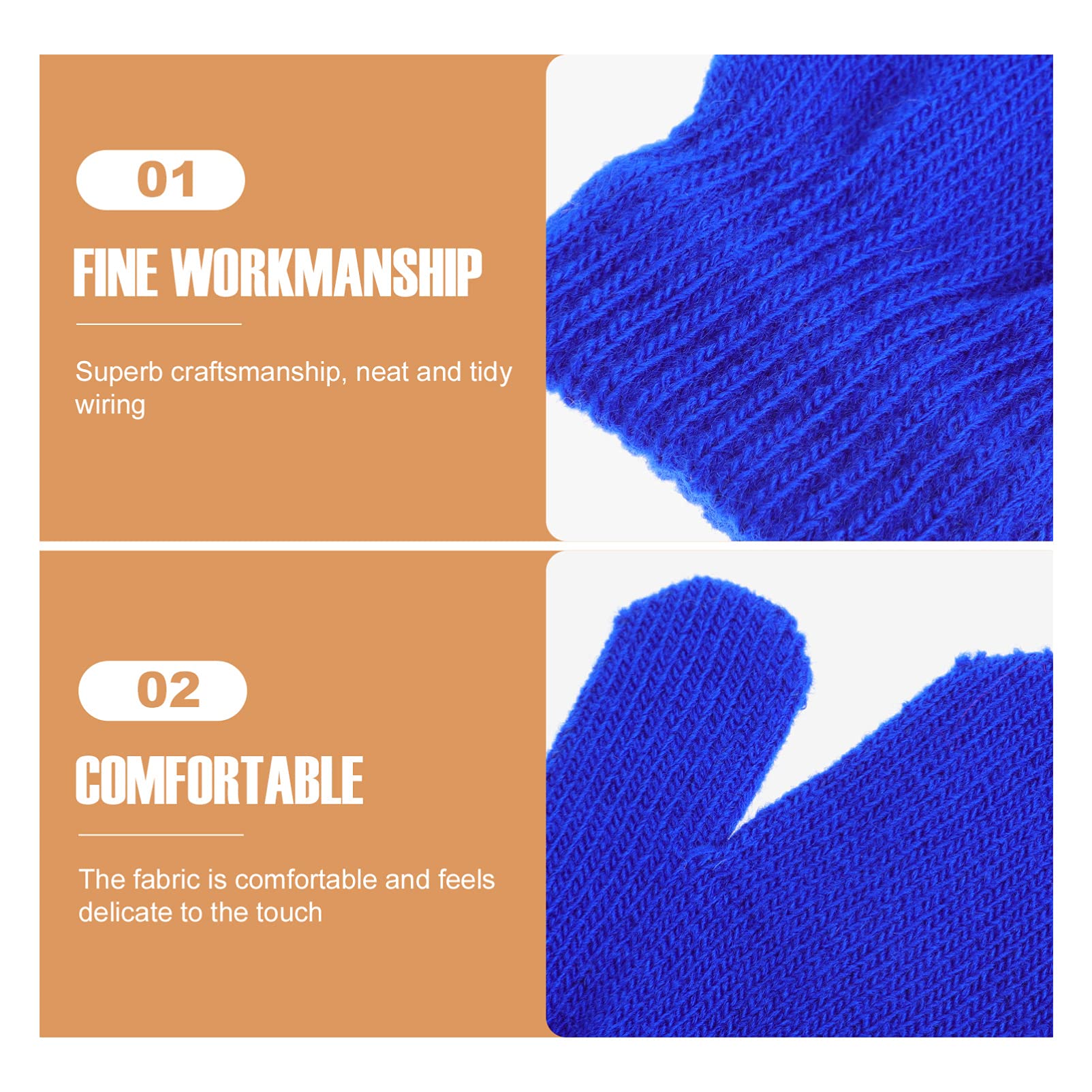 BESTYASH Guantes Tejer Mitones De Bebé Recién Nacido Mitones Mitones Infantiles Bebés De Punto Rellenos De Calcetín De Navidad Forro Polar Frío Hilo Acrílico