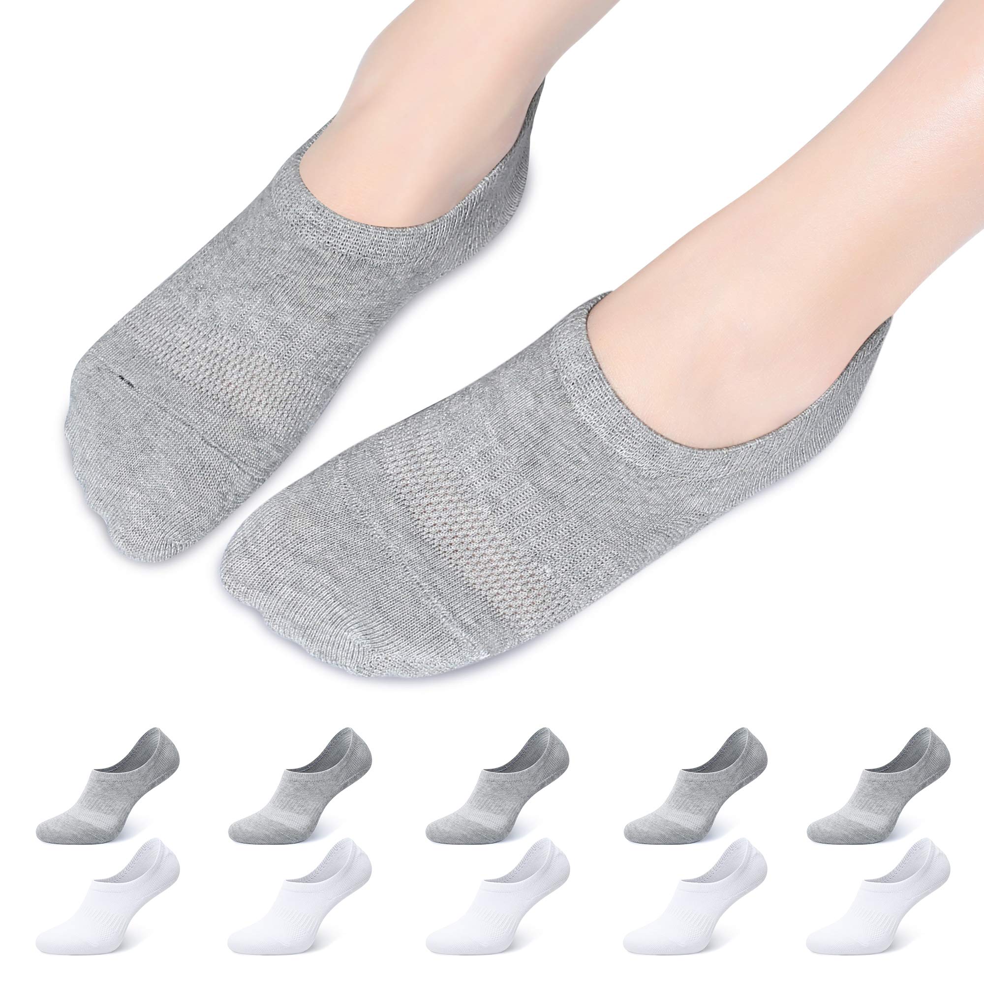 Falechay 10 Paar Sneaker Socken Damen Füßling Herren No show Unsichtbare Socken Sneakersocken