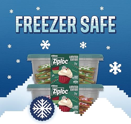 Miniatura 8 de Ziploc Contenedores reutilizables para almacenamiento de alimentos, para organización de cocina, tecnología Smart Snap, aptos para lavavajillas,