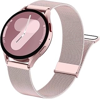 Getino Mesh Loop Compatible with Samsung Galaxy Watch 7 Band 6 5 4 FE Active 2 40mm 44mm/Galaxy 5 pro 45mm/6 4 Classic Ban...