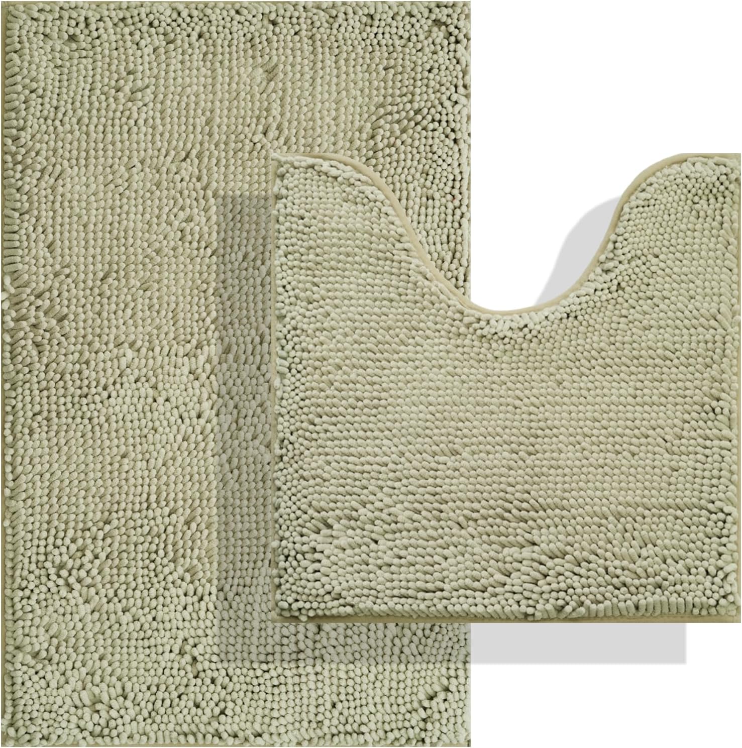 Amazon.com: BOANKODU 2 Piece Bathroom Rug Set - Absorbent, Soft ...