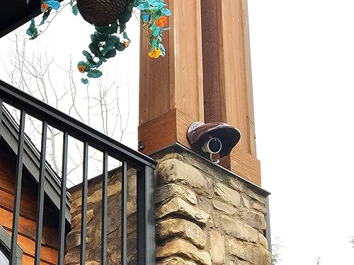 Miniatura 7 de Universal Sun Rain Shade Cámara Cubierta Escudo para NestAnilloArloDomeBullet Cámara Exterior - NEGRO (1)