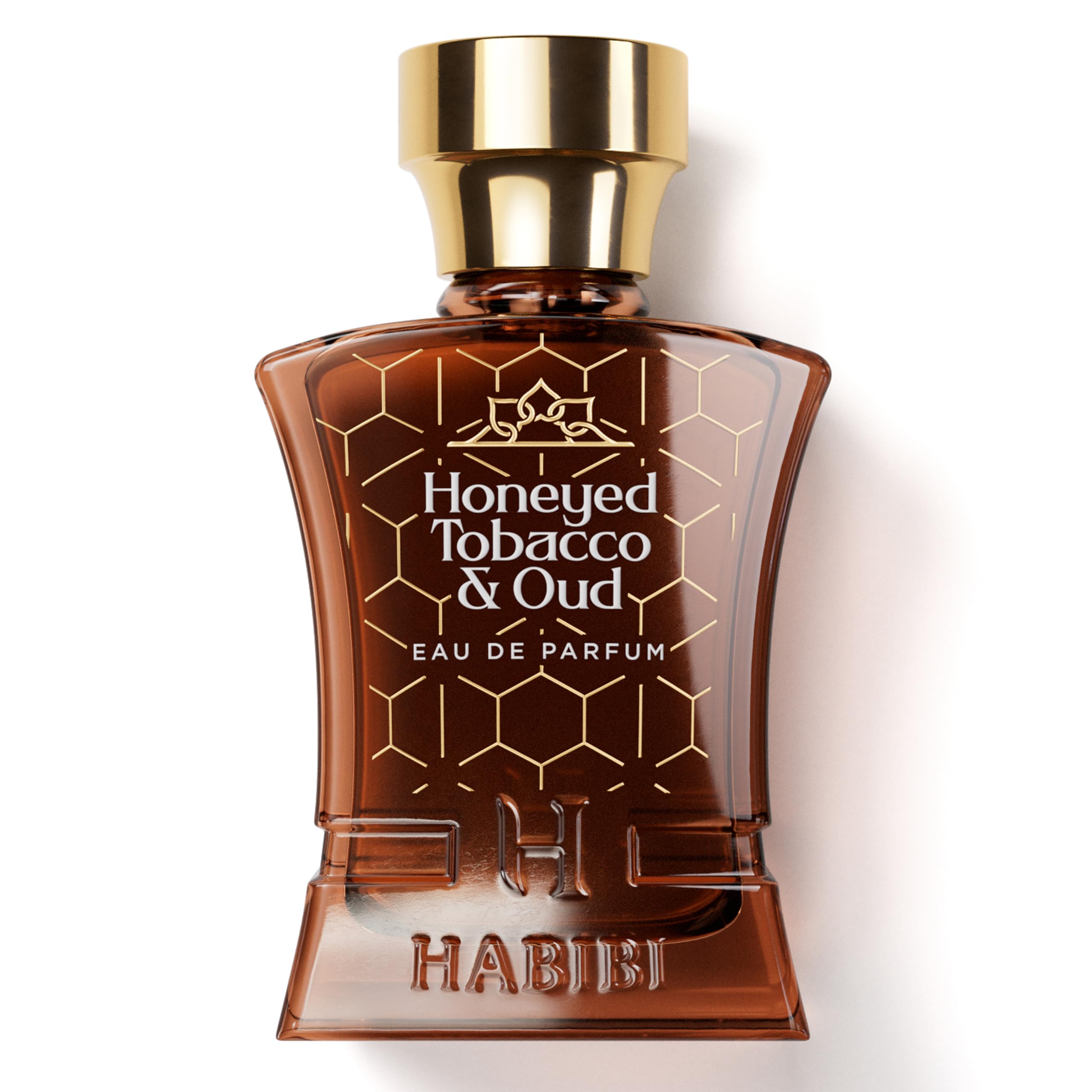H HABIBI Honeyed Tobacco & Oud Perfume for Men - Eau de Parfum 75 ml (2.5 Oz), Long Lasting Men Perfume, Sensual Amber Woody Scent, Arabian Cologne, Luxury gift for Father's Day & Special Occasions
