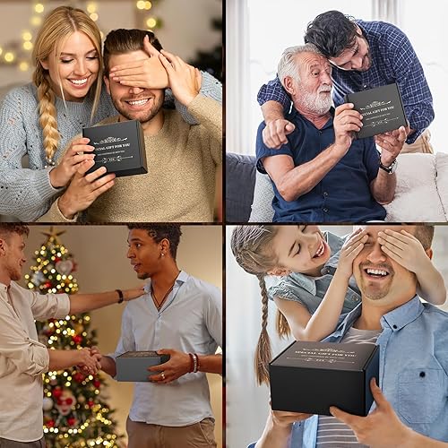 Miniatura 6 de Regalos de cumpleaños para hombres, cestas de regalo de agradecimiento para hombres, regalos para él, regalos únicos, caja de ideas para marido,