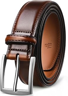 GSG SINCE 1998 Klassischer Ledergürtel für Herren - 37mm breit Gürtel Herren Leder Für Business und formelle Anlässe Gürtel für Männer Ledergürtel in Geschenkbox 22067