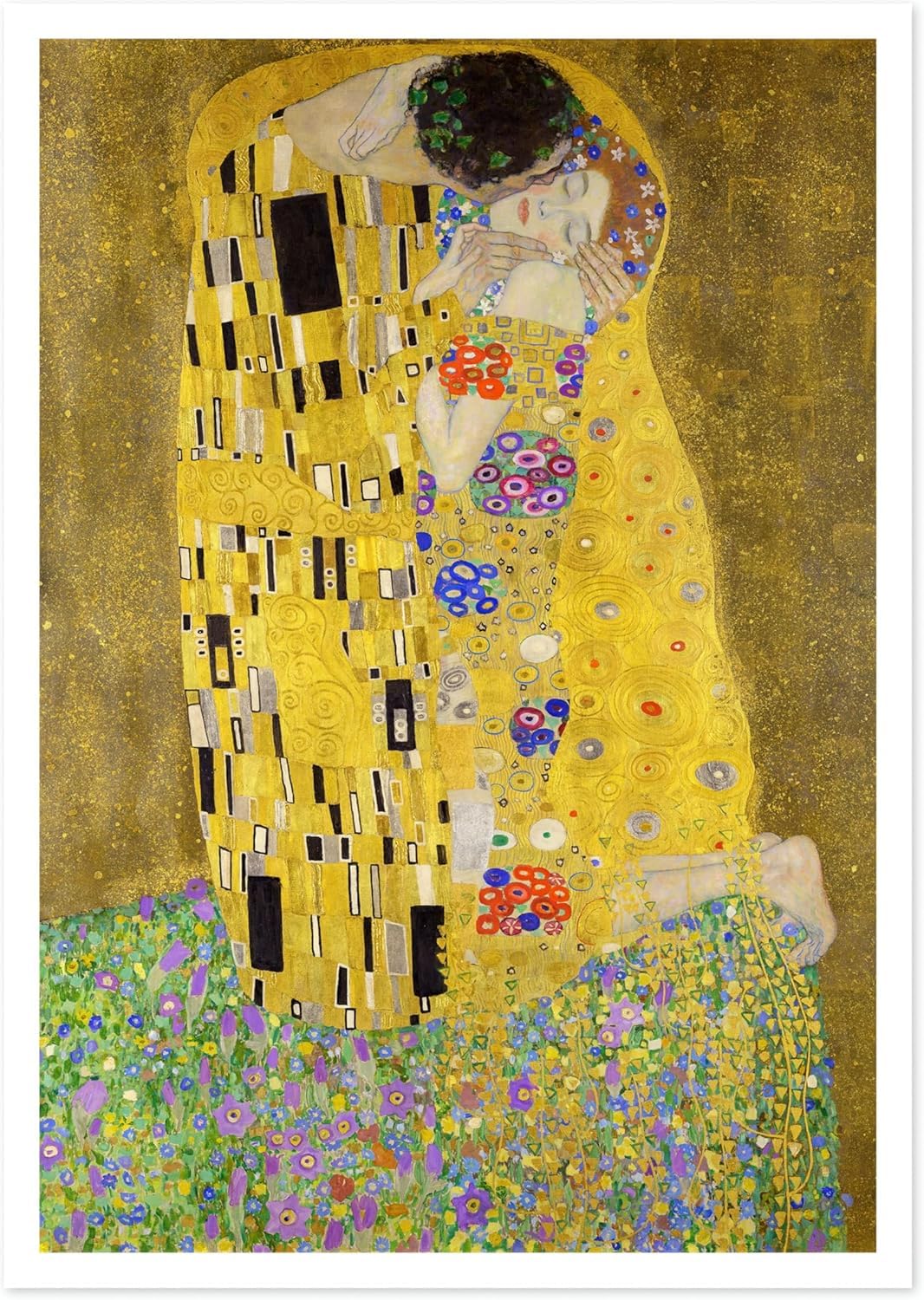 Waeta Rnvzx Gustav Klimt Wall Art The Kiss Poster Prints Canvas Painting For Home Decor40x60cm