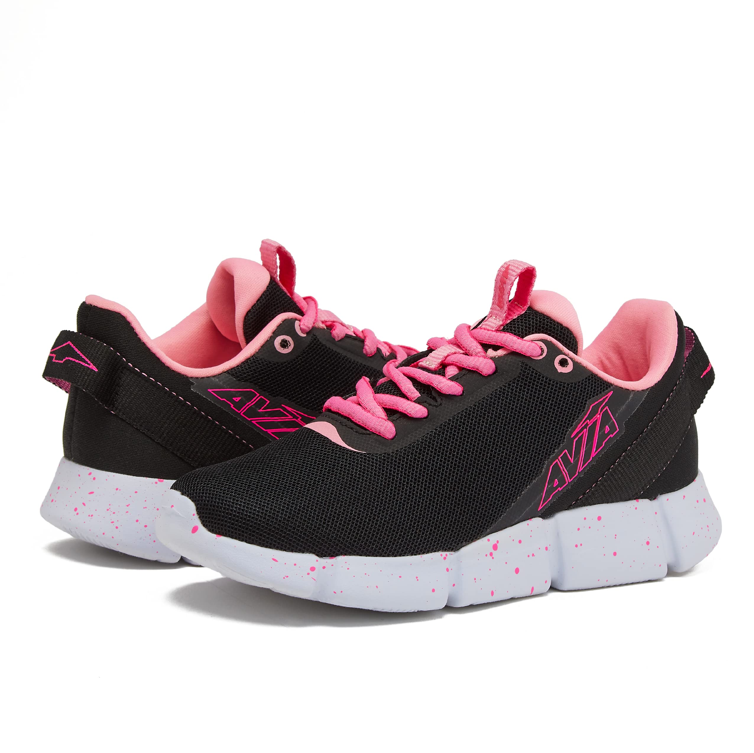 Avia Blitz Girls' Sneakers - Lightweight Tennis, Athletic, Running Shoes for Girls - Little Kid, and Big Kid Sizes 11 to 6