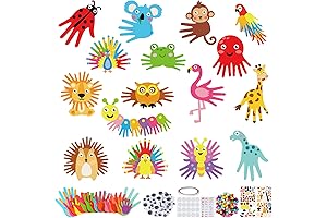 Sumind 16 Preschool Arts & Craft Projects for Fun Learning & Education