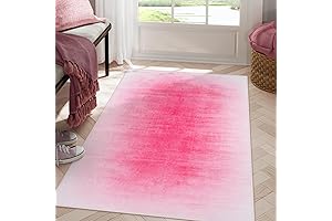 Elegant and Cheerful Pink and Orange Rug for a Dorm Room Oasis